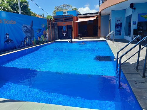 サヌールでダイビング講習 バリ島ブルーパラダイスダイビング