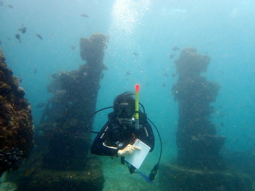 サヌールでアドバンス講習（中性浮力とナチュラリスト）・バリ島ブルーパラダイスダイビング